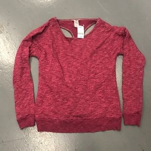 New hard tail drape back sweatshirt